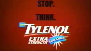 Tylenol Extra Strength Cool Caplets  2004 Commercial [upl. by Ruhtracam]