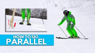 HOW TO SKI PARALLEL  simple steps [upl. by Mendy]