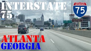 I75 South  Atlanta  Georgia  Highway Drive [upl. by Arze]