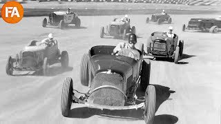 Car Racing in the 1940s  Vintage Footage [upl. by Danie944]