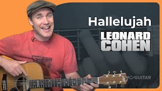 Hallelujah by Leonard Cohen  Easy Guitar Lesson [upl. by Ballard]