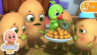 Aloo kachaloo Hindi poem  3D Animation Hindi Nursery rhymes for children Aalu kachalu beta [upl. by Denise]