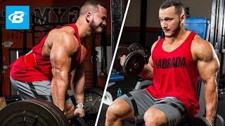 HighVolume Back amp Biceps Workout  Hunter Labrada [upl. by Nnylsia]