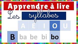 Apprendre à lire  les Syllabes [upl. by Pail]