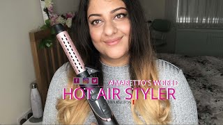 Remington Hot Air Styler  Hair Tutorial  Amarettos World [upl. by Basir]