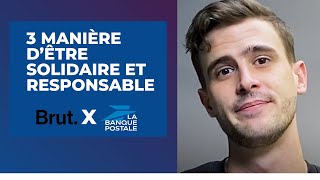 Comment être solidaire et responsable avec son argent   La Banque Postale x Brut [upl. by Melisande178]