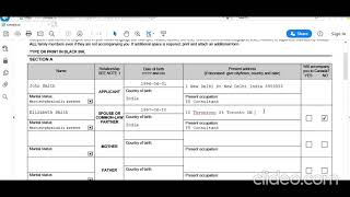 Imm 5707e Imm5707e Family Information Form for Canada Full Information How to Fill Step by Step [upl. by Eirojam]