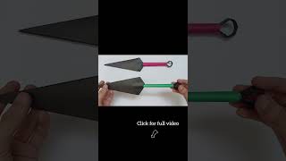 quotCómo Hacer el Kunai de Naruto en Origami ¡Tutorial Paso a Pasoquot [upl. by Rai476]