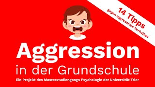 Aggression in der Grundschule  Was hilft im Unterricht [upl. by Anwahsad]