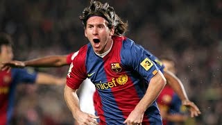 Lionel Messi first Hattrick ● FC Barcelona vs Real Madrid ● 10307 [upl. by Knah626]