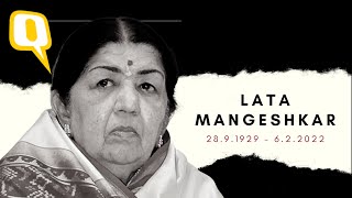 Legendary Singer Lata Mangeshkar Passes Away At 92  Breaking News [upl. by Janela]