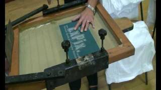 How to silk screen print in 4 minutes [upl. by Sup477]