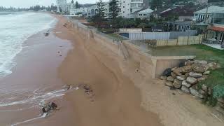 COLLAROY NARRABEEN EROSION 20220710 [upl. by Eenor]