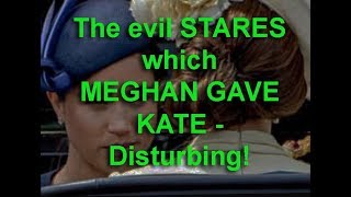 The CHILLING STARES which MEGHAN gives KATE disturbing [upl. by Laen432]