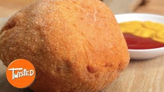 How To Make A Deep Fried Burger  Incredible Burger Recipes  Twisted [upl. by Kyne]