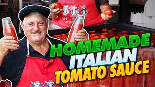 How To Make HOMEMADE TOMATO SAUCE Like an Italian Nonno [upl. by Nawaj]