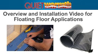 QuietWarmth Radiant Heat Film for Floating Floor [upl. by Ttnerb822]