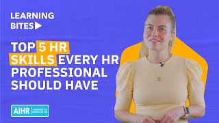 Top 5 HR Skills Every HR Professional Should Have [upl. by Stephi]