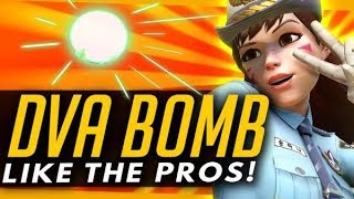 Overwatch  DVA BOMB Like A PRO  Advanced Guide  Ult Locations [upl. by Gerlac]