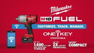 Milwaukee® M18 FUEL™ wONEKEY™ High Torque Impact Wrenches [upl. by Karrah]