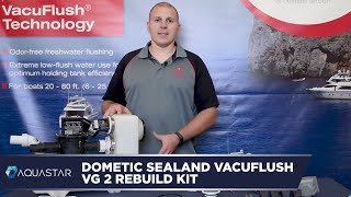 Dometic Sealand Vacuflush VG 2 Rebuild Kit [upl. by Wester]