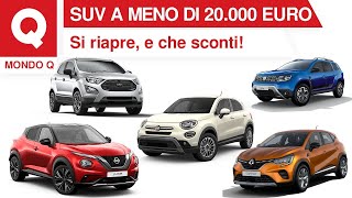 Suv a meno di 20000 euro ecco tutte le promozioni in corso [upl. by Christie638]