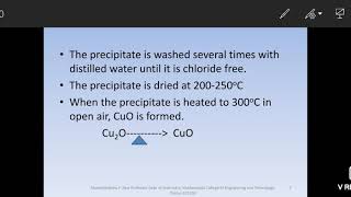 Synthesis of nano materialsPrecipitation methodProfShwethambikaP [upl. by Anikahs271]