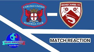 Carlisle United 01 Morecambe FC [upl. by Avi]