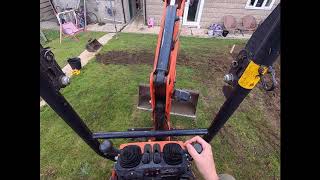 How To Use Operate a Micro Mini Digger Excavator [upl. by Ainak]