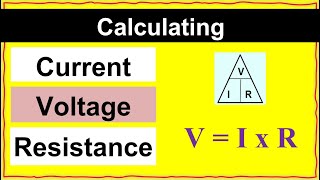 How to Calculate Current Voltage and Resistance  Ohms Law Practice Problems [upl. by Close]