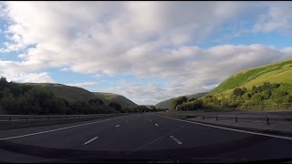 Driving from Edinburgh through Scotland to London [upl. by Brodench]