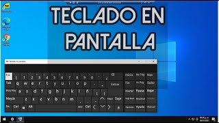 ¿Cómo poner teclado virtual en pantalla [upl. by Arahd]