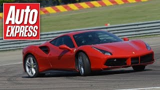 Ferrari 488 GTB first drive review [upl. by Atnauqahs]