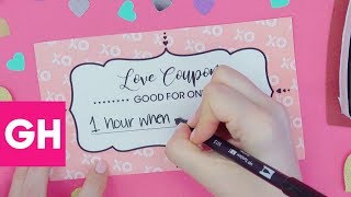 These Love Coupons Make the Best Gifts  GH [upl. by Yleek147]