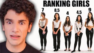 Guy RATES 10 Girls on LOOKS and more im uncomfortable 😳 [upl. by Llenrep]