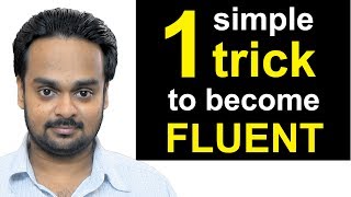 1 Simple Trick to Become Fluent in English  the JAM Technique  How to Be a Confident Speaker [upl. by Binky]