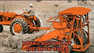 Allis Chalmers Show Living History Of The Roto Baler [upl. by Yllehs]