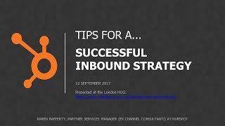 Inbound marketing strategy 2018 Tips for a successful implementation Training [upl. by Fahey337]