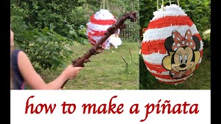 How to make a birthday pinata piñata [upl. by Novled]