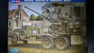 HobbyBoss GMC Bofors 40mm Gun 135 [upl. by Nellir20]