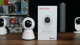 CP Plus Ezykam 360 degree Wi Fi Security Camera Overview Setup Features [upl. by Alvinia]