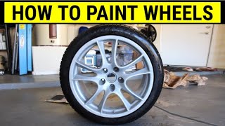 How to Spray Paint Your Wheels  DIY Tutorial [upl. by Yerfoeg]