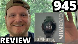 Garmin Forerunner 945 Review and Unboxing  One Day First Impressions [upl. by Adaminah]