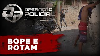 OPERAÇÃO POLICIAL  BOPE E ROTAM [upl. by Eelsnia]