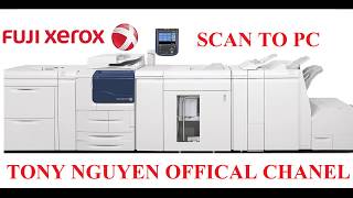 How to setup SCAN TO PC FUJI XEROX DC V2060507060802520 [upl. by Irianat531]