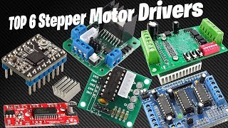 TOP 6 Stepper Motor Driver Controllers for Arduino Projects [upl. by Devaj952]