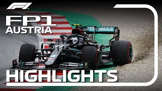 2020 Austrian Grand Prix FP1 Highlights [upl. by Claudian]