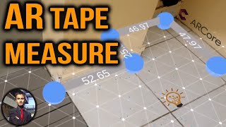 AR Measuring App Demo using ARCore in Unity Augmented Reality Apps [upl. by Puklich291]