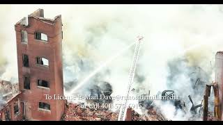 Woonsocket Mill Fire [upl. by Ayik]