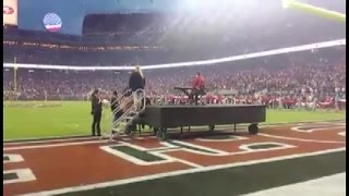 Sarasota homeless man plays national anthem at NFL game [upl. by Eido]